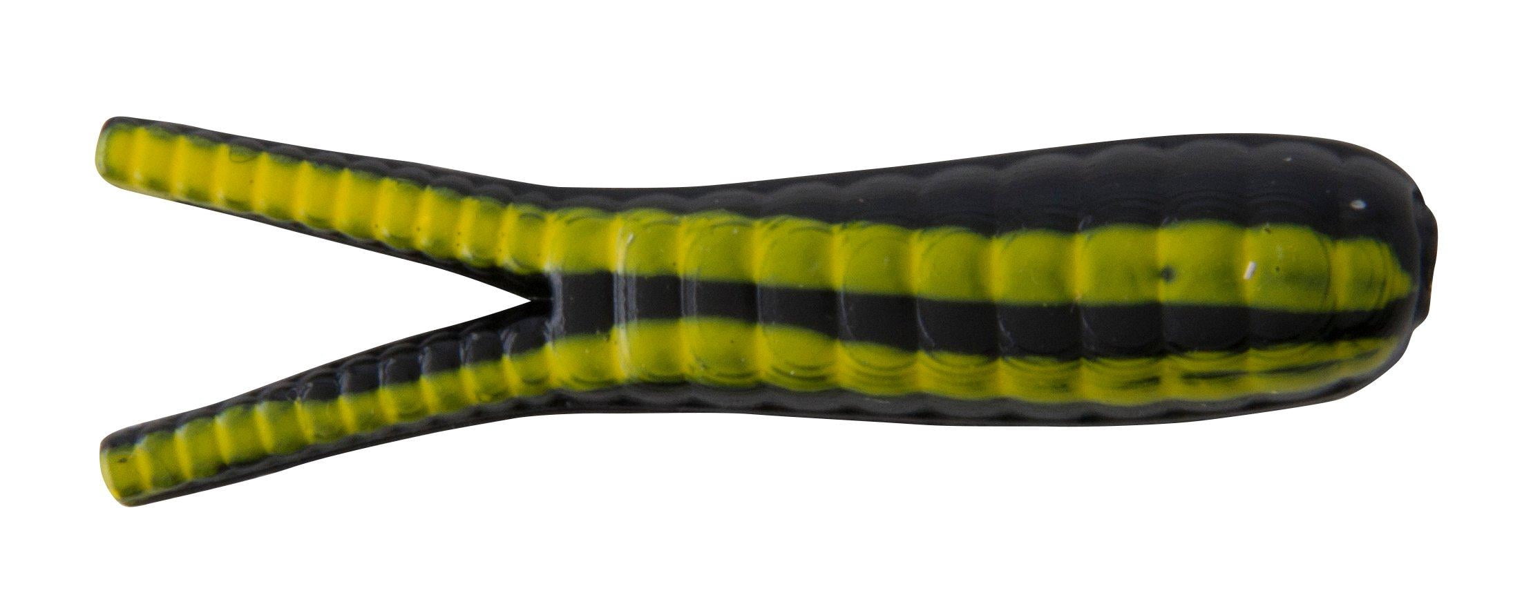 Johnson Original Beetle Spin Fishing Lure, Black/Yellow Stripe, 2 in