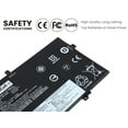 thumbnail image 2 of Replacement Battery for Lenovo 01AV463 ThinkPad L14 2nd Gen-20X1 L490-20Q6 L480-20LS SB10K97610 L17M3P53, 2 of 6