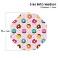 thumbnail image 2 of Pofeuu Colorful Donuts Print Coasters for Drinks, 4Pack PU Leather Coasters, Bar Drink Coasters for Tabletop Protection, Furniture from Damage-Octagon, 2 of 6