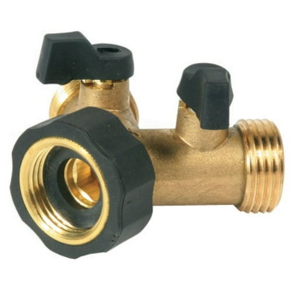 Camco 20123 Brass Y Water Connector Valve