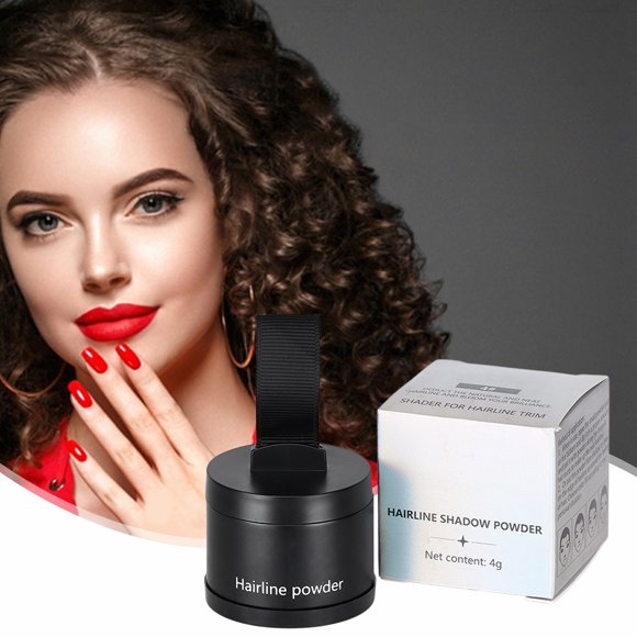 Polvo reparador capilar, relleno, resistente al agua, polvo de acabado para dar sombra, polvos de plástico para la línea del cabello, arcillas.