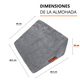thumbnail image 3 of Almohada Vianney  cuña adulto para reflujo y ronquidos, 3 of 6