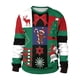 thumbnail image 1 of Sudadera con estampado navideño para hombre y mujer, jersey de cuello redondo de gran tamaño, ropa de Cosplay para fiesta de navidad, 1 of 4