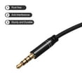 thumbnail image 3 of 3.5mm TRRS Aux Cable Male to Male Auxiliary Audio HiFi Headphone Cord 3.3ft Nylon Braided for Phone, Black, 3 of 6