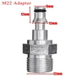 thumbnail image 2 of Quick Release Pressure Washer Tool Hose Fitting To M14/M22 Adapter for Lavor, 2 of 6
