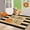 Stripes, variant on HEBE Fall Door Mat 20"x32" Non Slip Pumpkin Welcome Doormat Buffalo Plaid Doormats for Autumn Harvest Thanksgiving Farmhouse Large Entrance Doormat Low Profile Floor Carpet Mat Washable