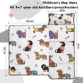 thumbnail image 5 of Dachshund Footprint Bone Toddler Nap Mats for Kids Preschool,Sleeping Mat Bag or Kids,Toddler Sleeping Bag,Toddler Nap Mat or Daycare, 5 of 6