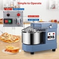 thumbnail image 5 of Eastvita Commercial 10.5Qt Dough Mixer 650W Dual - Rotating Kneading Machine with Stainless Steel Bowl/Security Shield//Timer for Bakeries/Pizzerias, 5 of 5