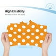 Easygdp Orange And White Polka Dot Girls Hipster Cotton Underwear