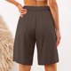 thumbnail image 5 of Pantalones de Algodón para las Mujeres Lino de Color Sólido de Verano de Ajuste Suelto, Bolsillos de Hendidura Lateral de Pierna Recta, 5 of 8