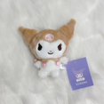thumbnail image 1 of LLavero de peluche Kawali Sanrio Kuromi, colgante de melodía, Cinnamorol muñeca de peluche suave, coches para niñas, decoración del hogar, gatito, juguetes Kawaii6 Fivean Toy model, 1 of 2