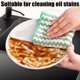 thumbnail image 4 of Paños de cocina de vellón de doble cara Paños de limpieza súper absorbentes Estropajos Trapos para lavar platos de cocina Toalla para limpiar vidrios y ventanas, 4 of 5