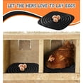 thumbnail image 4 of 4Pcs Chicken Nest Box Pads, Chicken Mat, Soft Washable Chicken Coop Accessories, domestic fowl Mats, Chicken Nest Pads Bedding for Farm Hen House Orange, 4 of 8
