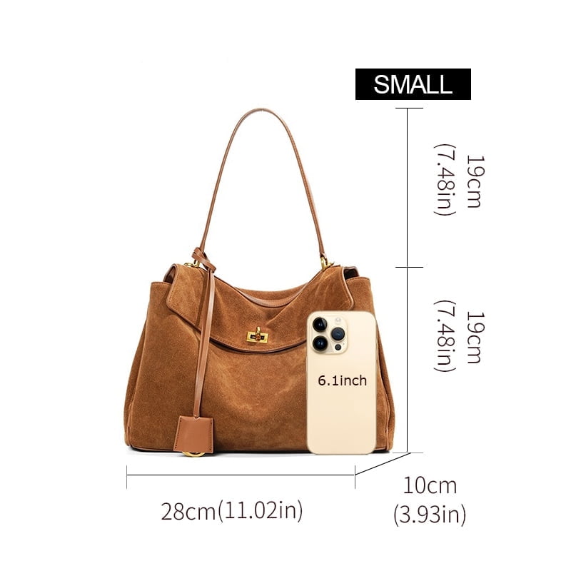 Soft Genuine Leather Rodeo Women's Bag Large Capacity Handbag Underarm Bag Casual Lazy Bag Niche Commuting Cowhide Shouder