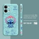 thumbnail image 3 of Case For OPPO RENO 8 7 9 6 7SE 5 4 4SE 4 3 4G 5G PRO PLUS Colour Simple Liquid Silicone Case Lilo And Stitch Angel Couple, 3 of 5