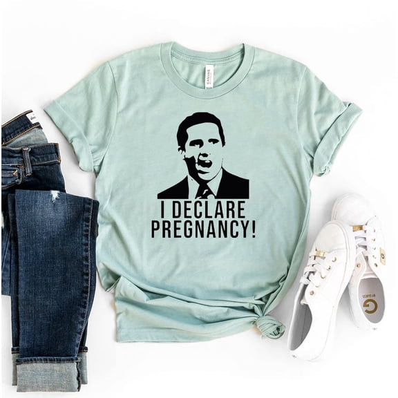 I Declare Pregnancy T-Shirt, Mothers Day Shirt, Mom Tee, Baby Reveal Top, Mom To Be , Maternity Shirts, Pregnancy Top, Women'S Tee All Size S-5XL