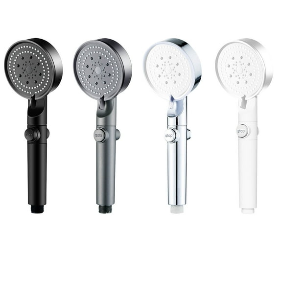 PRETXORVE Shower Head, 5-Speed Booster Shower Home Shower Booster Sprayer Bathroom Shower Heads