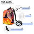 thumbnail image 3 of Rocae Halloween for Durable Canvas Backpack Leisure Large Bag Travel Rucksack Multi-function Backpack Small, 3 of 8