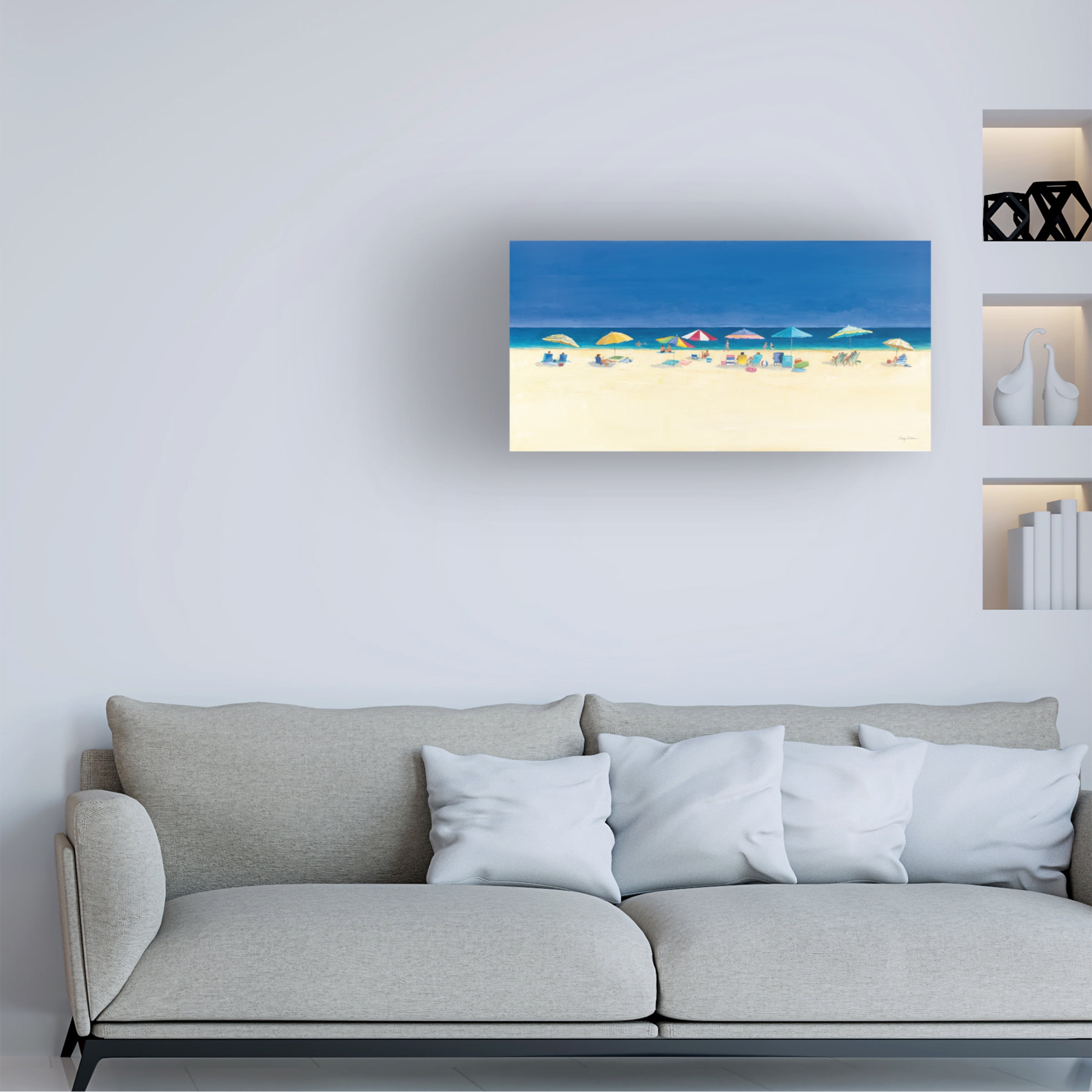 Avery Tillmon 'Day at the Beach' Canvas Art