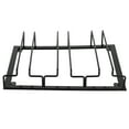 thumbnail image 4 of Glasses Storage Hanger, Stemware Hanging Rack, Simple And Feasible Easy To Disassemble Convenient Installation Vertical Hanging For Home Glasses And Cups 3 Slot 30x22.5cm Black, 4 of 8
