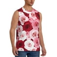 thumbnail image 2 of Daiia Rose Printed Men's Tank Tops,Casual Soft Sleeveless Gym Muscle Shirts Bodybuilding Tee-Large, 2 of 8