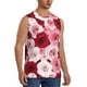 thumbnail image 2 of Fotbe Rose Men's Camiseta sin Mangas Estampada para Hombres, Playera Casual para Gimnasio, Entrenamiento, Playa-XX-Large, 2 of 7