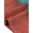 thumbnail image 5 of Unique Bargains Women' Plus Tie Dye High Low Tunic Tops Tee Shirts 2X Orange, 5 of 6