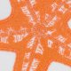 thumbnail image 5 of Funda de almohada blanca hecha a mano de 40 x 40 cm (16 x 16 pulgadas), de lino, con criaturas marinas, estrellas de mar, cuentas, estilo playero, decorativa, con cremallera - Starfish Makeover, 5 of 8