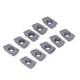 thumbnail image 3 of Lathe Turning Tool, Wear Resistance Low Friction Coefficient High Working Efficiency CNC Lathe Insert 10 Pcs Tin Plated  For Milling For Cast Iron, 3 of 8