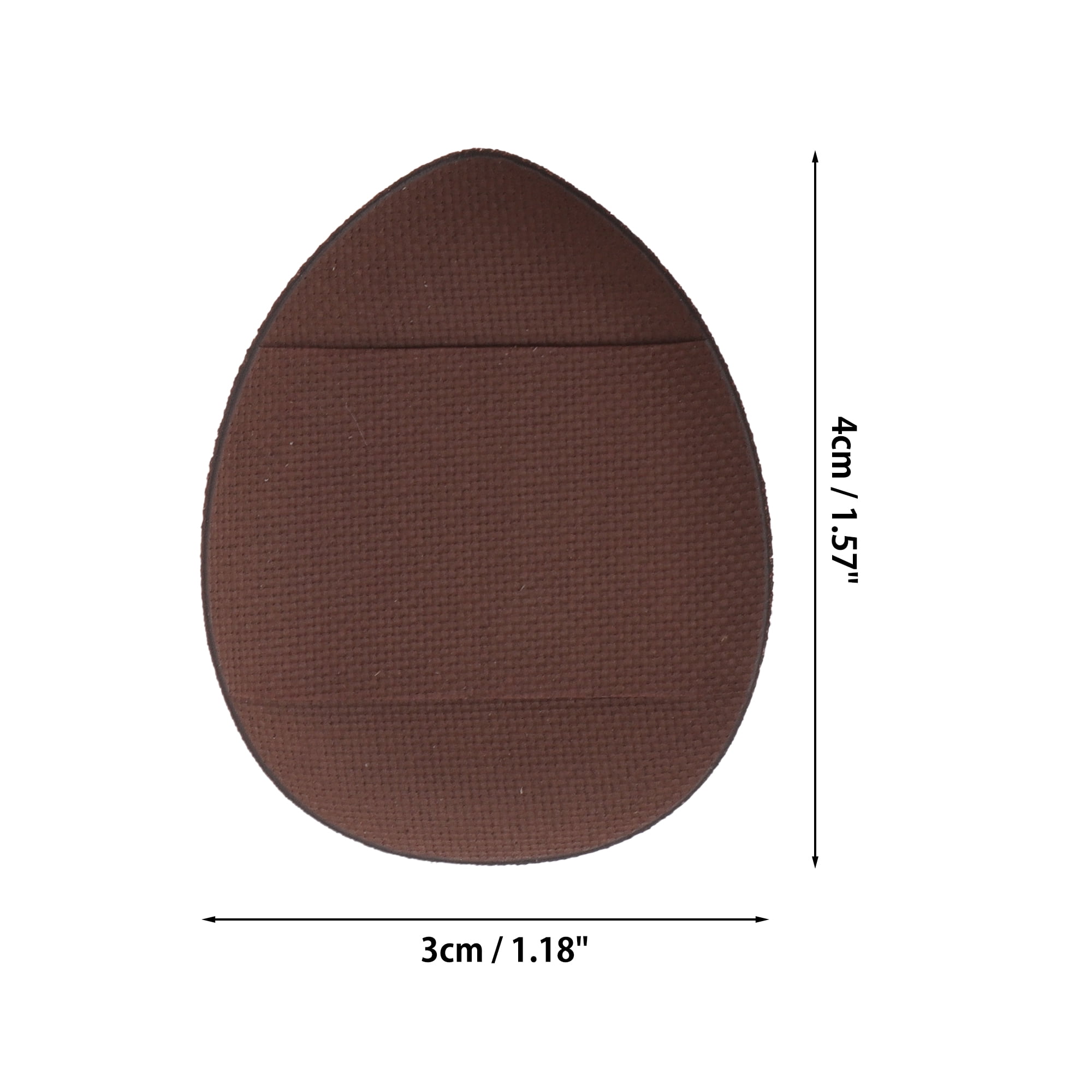 Unique Bargains 5Pcs Portable Mini Face Makeup Sponge for Bedrooms Travel Use Coffee Color