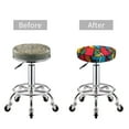 thumbnail image 5 of Naloa Colorful Arrow Graffiti Pattern Round Bar Stool Cushion Cover 12-14 inch, Fits Kitchen, Office, Restaurant Chairs - {sizeName}12 inch, 5 of 7