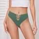 thumbnail image 1 of Puntoco Bragas para mujer, cintura alta, cintura baja, color melocotón, glúteos levantados, ligeras, transpirables, sin costuras, tanga, ropa interior, 1 of 5
