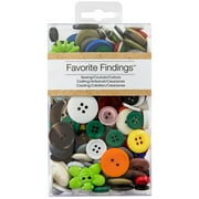 Favorite Findings Value Multi Assorted Sew Thru & Shank Buttons, 4 Ounces