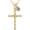 03-Mar Birthstone, variant on 14K Gold Cross Necklace for Women with Birthstone Twisted | Religious Baptisms Jewelry Anniversary Wedding Birthday Gift for Wife Mom Her