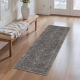 thumbnail image 5 of Washable Kitchen Runner Rug 2x5 ft, Non-Slip Soft Low Profile Kitchen Runner Rug with PVC Backing, Farmhouse Vintage Distressed Floral Oriental Rug for Kitchen Sink, Hallway & Laundry Room, 5 of 6