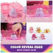 Hatchimals Alive Rainbow Splash Carton with 5 Figures, 10+ Accessories