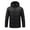 Black, variant on Lisbinx Long Winter Coats for Women, USB Intelligent Constant Temperature Heated Windproof Plus Size Coat For Men And Women Winter 15 Heated Jacket Coat Holiday Deals