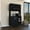 Black, variant on 95 Pantry Kit: Four Legs, Double Door Cabinet - Black, 3 Shelves, Spacious For Pots, Pans, Appliances, Multi-purpose Storage Kit With Legs And Invigorating Countertop Various Purposes In Kitchen,