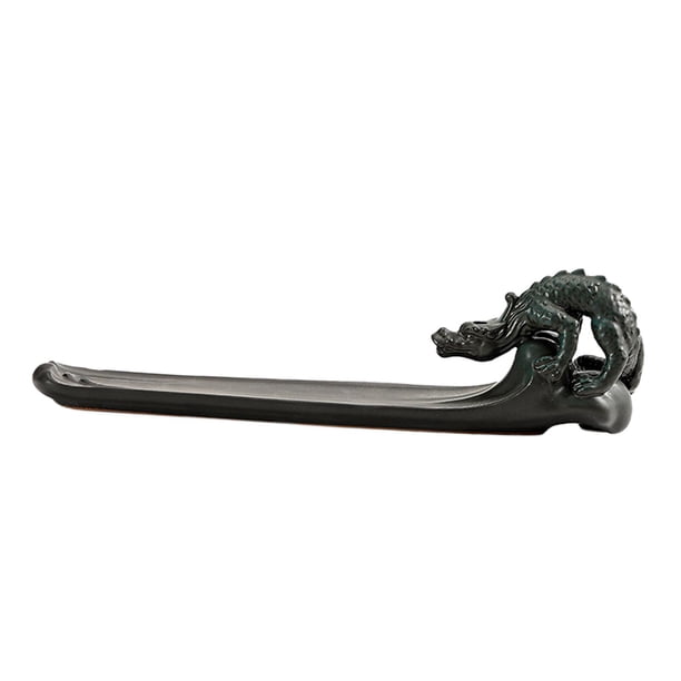 Quemador de incienso de cerámica, ornamento de escultura, estatua de de cascada, soporte de incienso, para gabinete, regalo de estilo B BLESIY Quemador de incienso