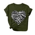 thumbnail image 2 of LSLJS Mode Femmes T-shirt à Manches Courtes Imprimé Saint-Valentin, Hauts Graphiques Originaux, Cadeaux pour Femmes, 2 of 3
