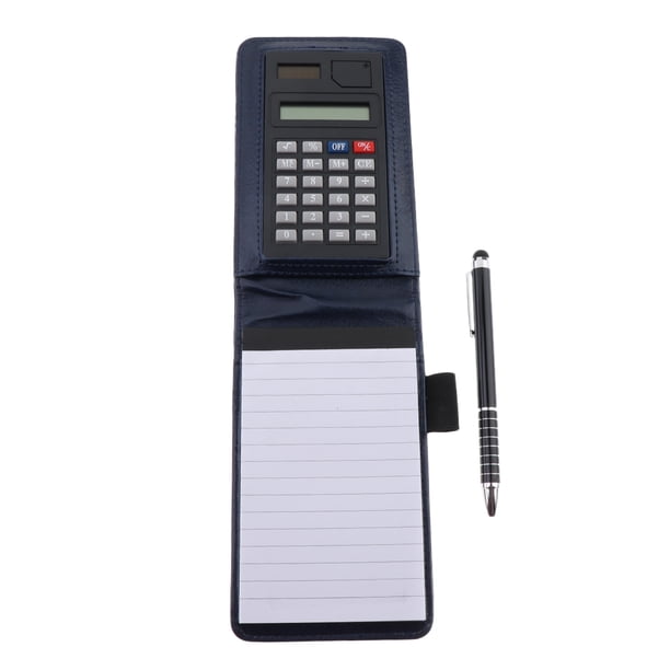 Cuaderno clásico A7 Sunnimix piel sintética 30 hojas papel ancho azul