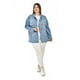 thumbnail image 4 of Sobrecamisa de mezclilla Roman Fashion /Tallas Extras, 50253 (Azul medio) azul 38, 4 of 6