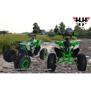 HHH Sports ATV 125cc ATV Platinum ATV CT 125-C is Fully Automatic Vitacci 125cc ATV with Reverse and Strong Tires and Matching Rims (Blue Color)