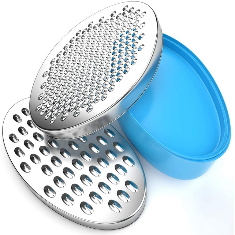 Bpa Free Cheese Grater With Food Storage Container And Lid Suitable For  Cheese, Vegetables And Chocolate (Blue)