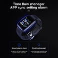thumbnail image 3 of Touch Smart Bracelet Fitness Tracker Monitor de ritmo cardíaco Reloj deportivo (Azul), 3 of 8