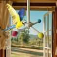 thumbnail image 5 of WLAGOOD Bird Perch Toy,Parrot 360° Interactive Rotating Toy,Bird Cage Accessories for small and medium Parrots to Expend Energy,Wooden Stand for Parakeets Cockatiels Lovebirds Conures Finches Budgies, 5 of 5