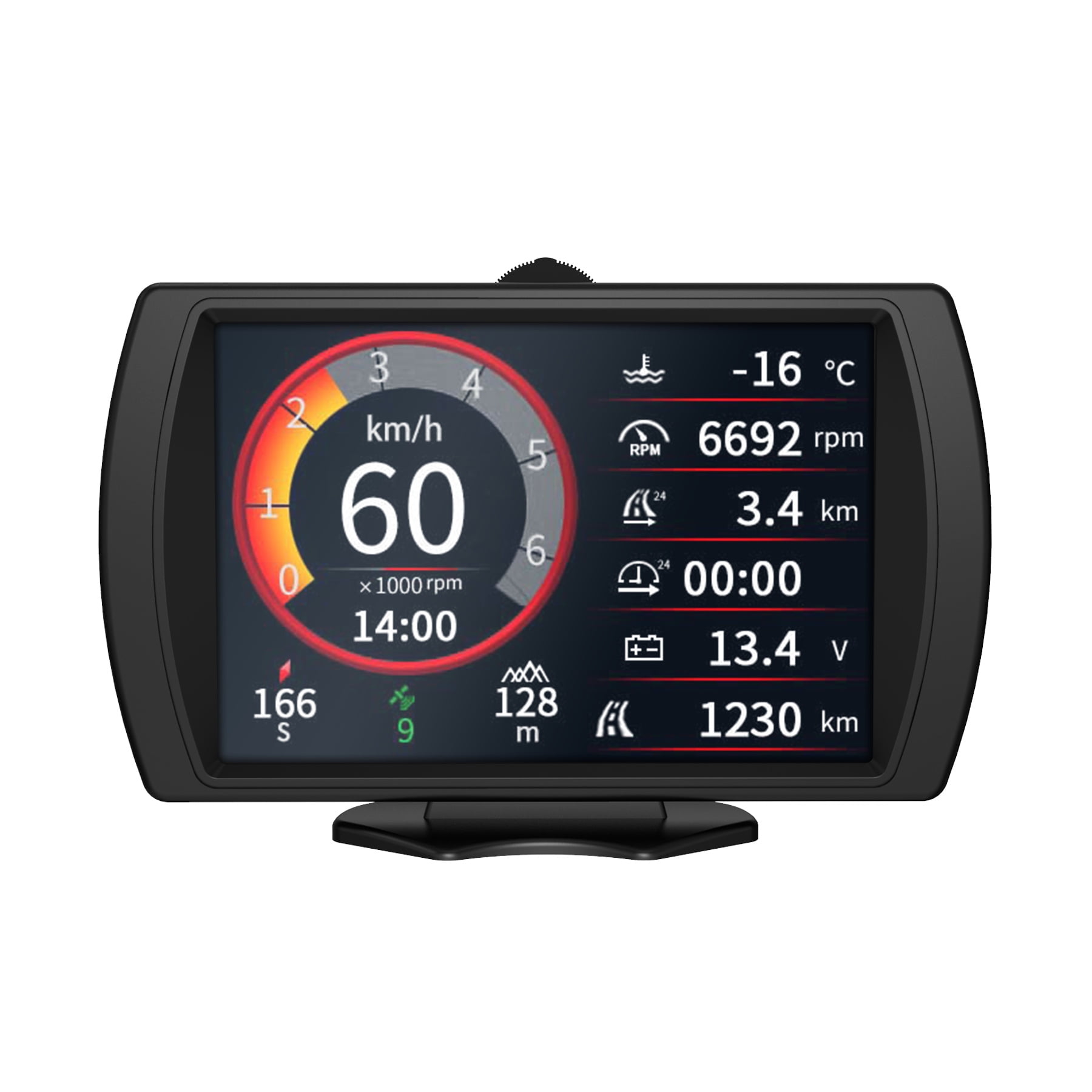 Mrcartool Car HUD GPS & OBD2 Speedometer Intelligent Head Up Display