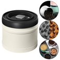thumbnail image 3 of Stainless Steel Food Storage Container Jar Canister for Kitchen , white 1100ml, 3 of 8