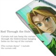 thumbnail image 5 of The Legend of Zelda Tri Force Heroes Door Curtain Drape Split Doorway Curtain Room Window Hallway Closet Privacy Partition Curtain Kitchen Door Decoration 34x56in, 5 of 7