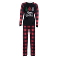 thumbnail image 6 of HAiming Family Christmas Pajamas Matching Sets Long Sleeve Shirts Plaid Pants Holiday Xmas Home Sleepwear Pjs Outfits, 6 of 9